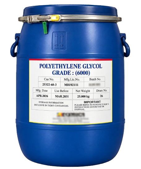 Đóng gói Polyethylene Glycol 6000